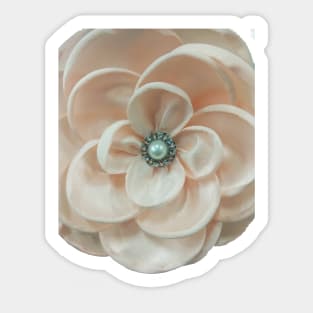 Elegant Blush Floral Sticker